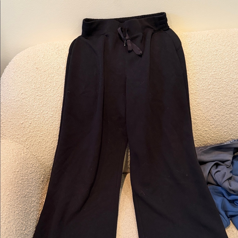 SPANX Black Track Pants